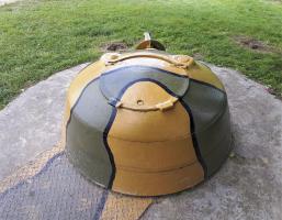 Ligne Maginot - 86 - ASCHENBACH - (Casemate d'infanterie - double) - Tourelle démontable pour mitrailleuse mle 35