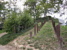Ligne Maginot - 86 - ASCHENBACH - (Casemate d'infanterie - double) - Rails antichar