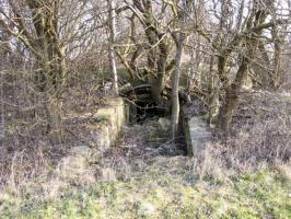 Ligne Maginot - HAMMELSWIESE 9 - (Blockhaus pour canon) - Façade arrière