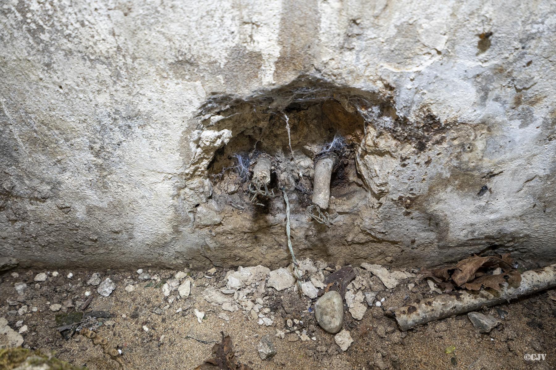 Ligne Maginot - RUHORT - (Abri) - Câbles téléphoniques - Lia VERMEULEN