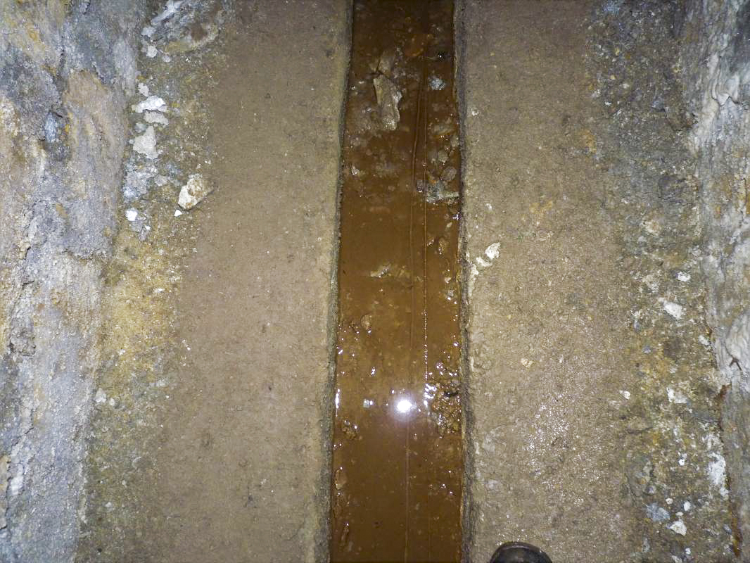 Ligne Maginot - BOVENBERG - A27 - (Ouvrage d'infanterie) - Rigole d'exhaure dans l'égout