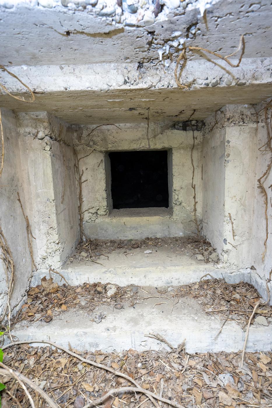 Ligne Maginot - NEUSCHOLLEN EST - (Casemate d'infanterie - Simple) - Le créneau de la caponnière