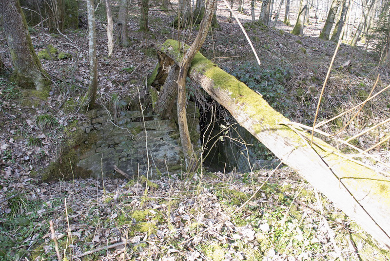 Ligne Maginot - FERME DE HEILIGENBRONN - (153° RIF - 59° RAMF) - (PC de Sous-Secteur) - Entrée de l'abri n°1