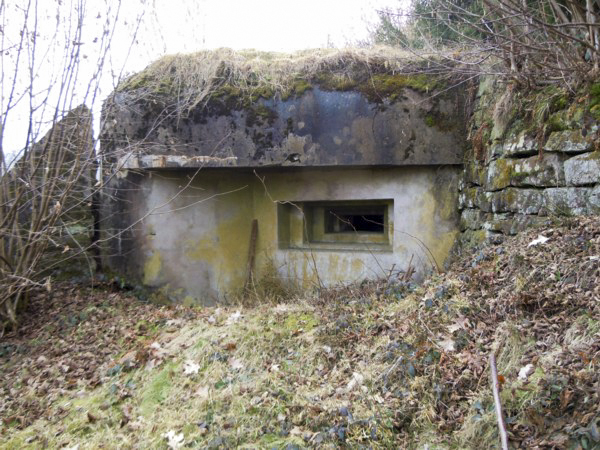 Ligne Maginot - FROHMUHL OUEST - (Blockhaus pour arme infanterie) - Façade avant - JM57