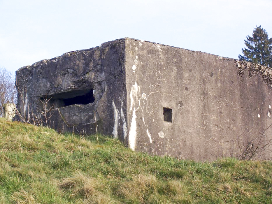 Ligne Maginot - GALGENBERG 4 - (Blockhaus pour arme infanterie) - Façade avant