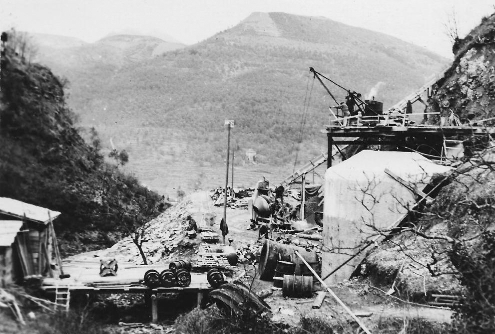 Ligne Maginot - SAINT ROCH (SHR) - (Ouvrage d'artillerie) - La construction de l'ouvrage