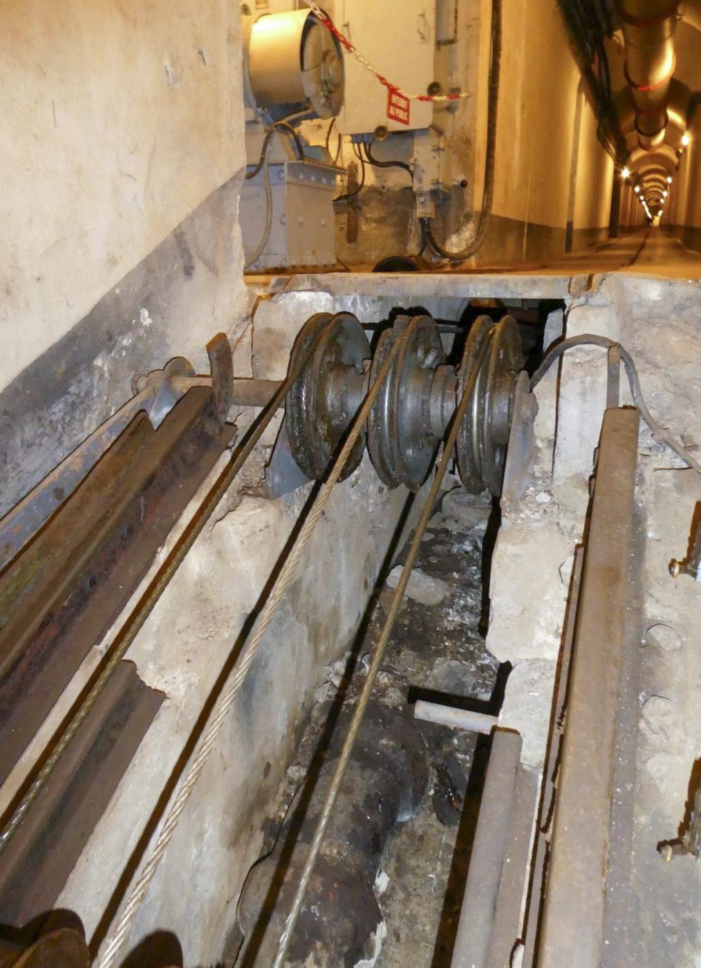 Ligne Maginot - SAINT ROCH (SHR) - (Ouvrage d'artillerie) - Le plan incliné