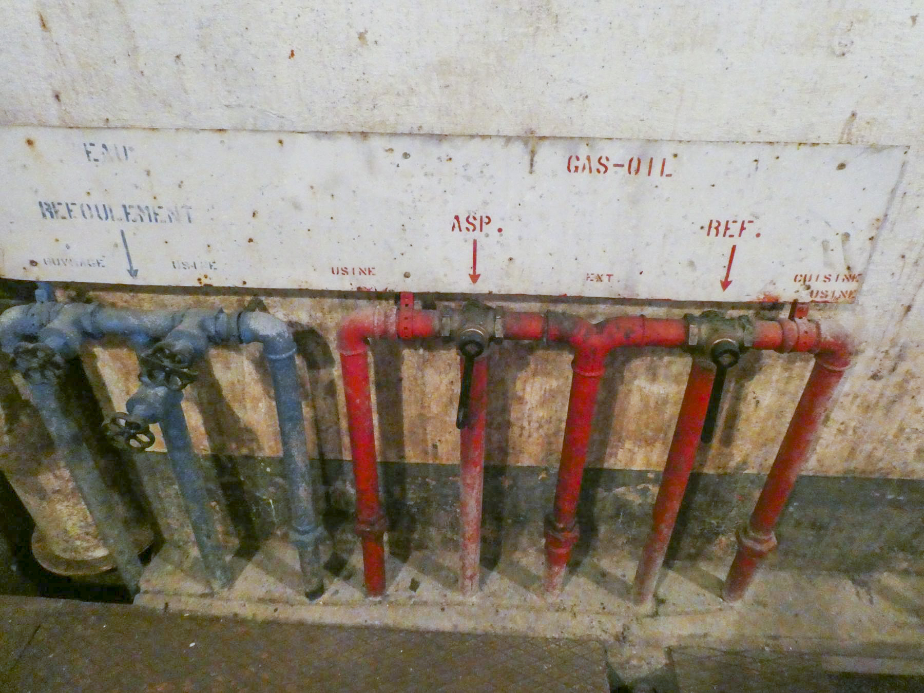 Ligne Maginot - SAINT ROCH (SHR) - (Ouvrage d'artillerie) - Clarinette de distribution d'eau et gasoil