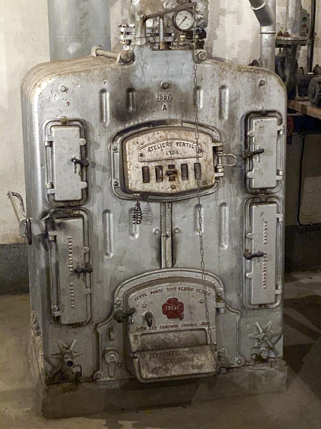 Ligne Maginot - SAINT ROCH (SHR) - (Ouvrage d'artillerie) - Chaudière au charbon Ateliers Ventil