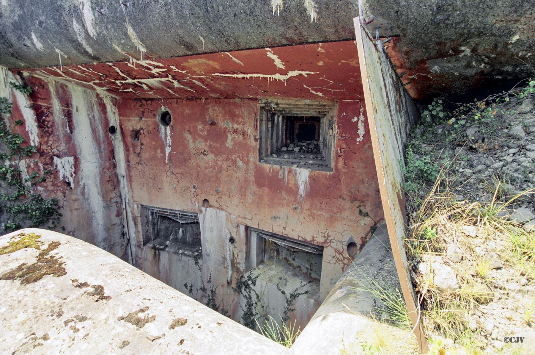Ligne Maginot - SAINT ROCH (SHR) - (Ouvrage d'artillerie) - Bloc 4