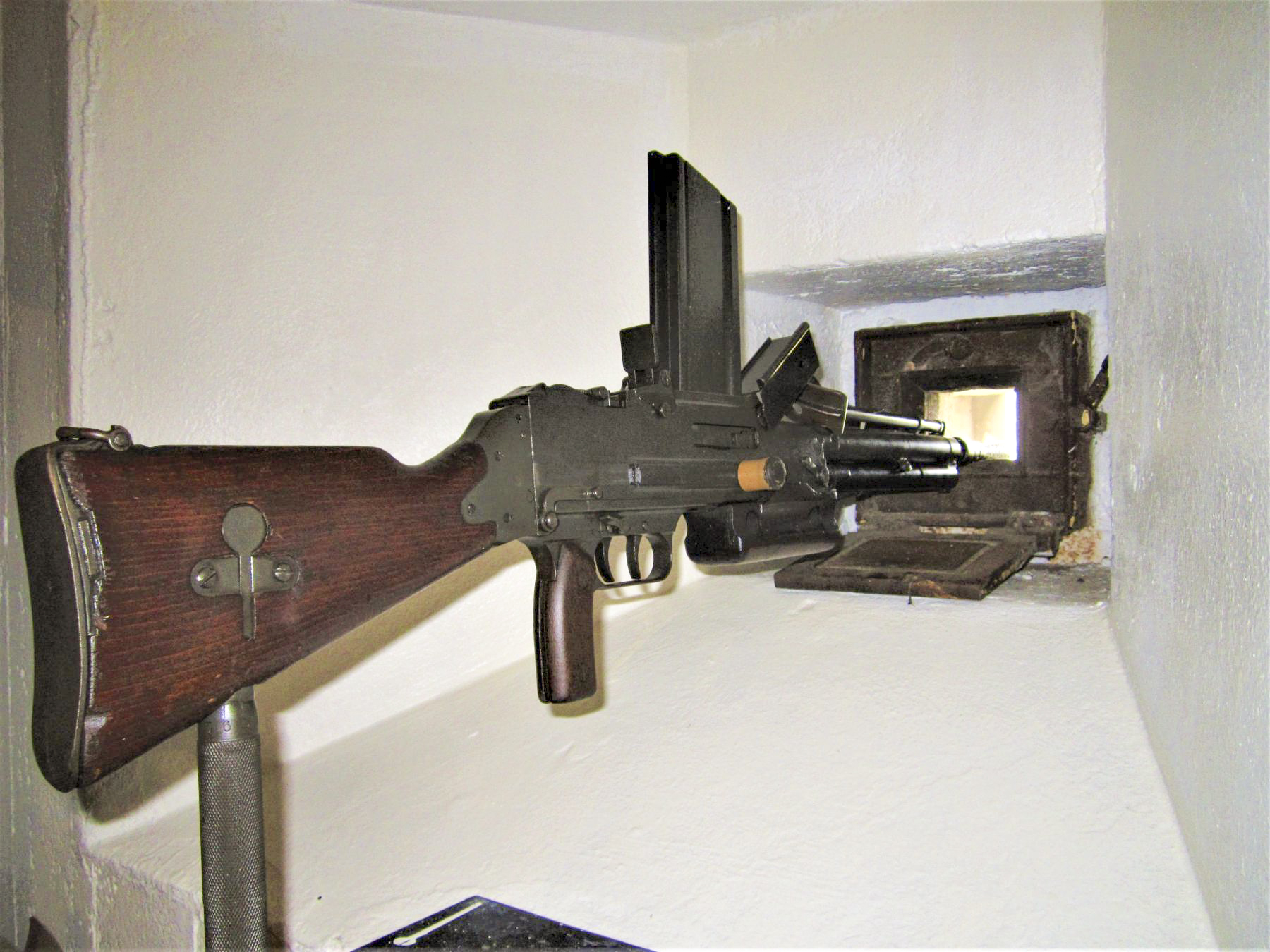 Ligne Maginot - 86 - ASCHENBACH - (Casemate d'infanterie - double) - FM de façade Sud-Ouest