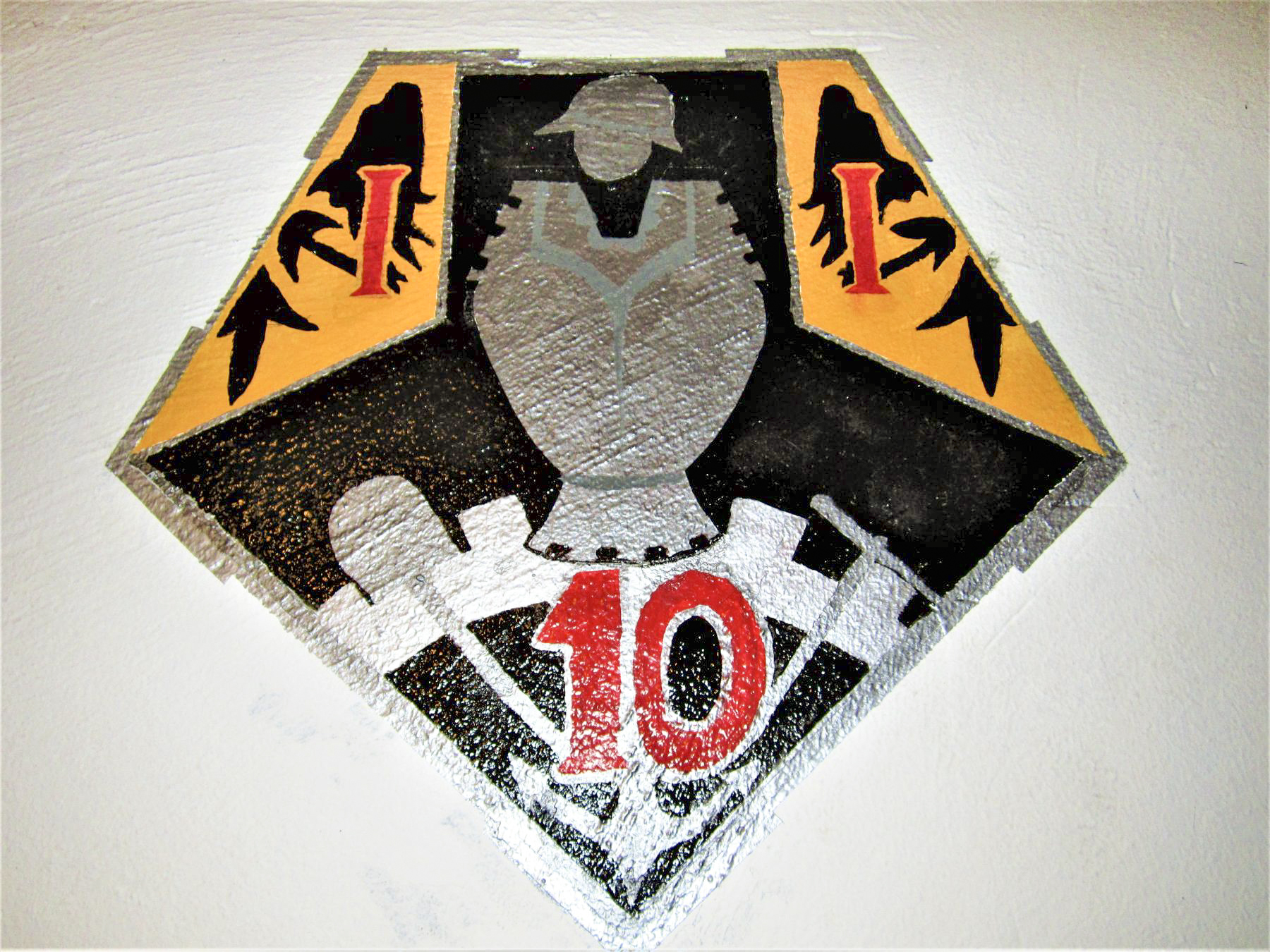 Ligne Maginot - 86 - ASCHENBACH - (Casemate d'infanterie - double) - Etage inférieur
Blason du 10° Génie