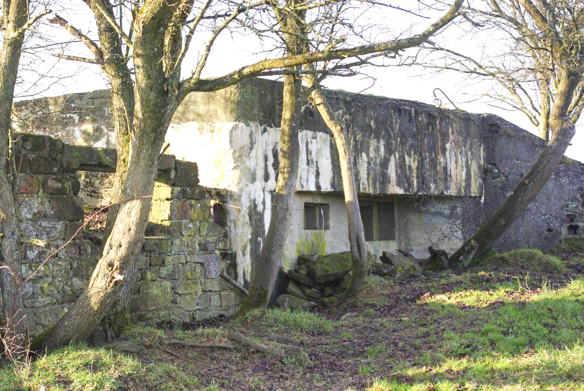 Ligne Maginot - HANFHUEBEL OUEST - (Blockhaus pour canon) - Façade avant