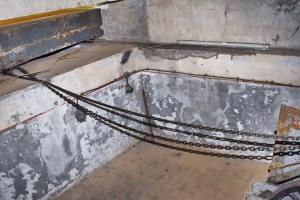 Ligne Maginot - SIMSERHOF - (Ouvrage d'artillerie) - Entrée munitions
Mécanisme du pont escamotable
