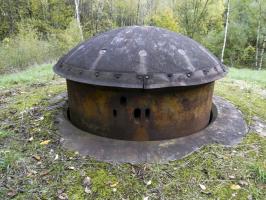 Ligne Maginot - SIMSERHOF - (Ouvrage d'artillerie) - Bloc 4
Tourelle mitrailleuses