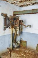 Ligne Maginot - SIMSERHOF - (Ouvrage d'artillerie) - Bloc 4
Chambre de tir: créneau jumelage mitrailleuse/canon 47