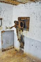 Ligne Maginot - SIMSERHOF - (Ouvrage d'artillerie) - Bloc 4
Chambre de tir: créneau jumelage mitrailleuse