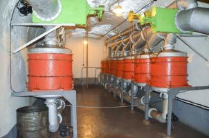 Ligne Maginot - SIMSERHOF - (Ouvrage d'artillerie) - La salle de neutralisation de l'ouvrage
Ventilation et filtrage de l'air en cas d'attaque par gaz de combat