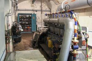 Ligne Maginot - SIMSERHOF - (Ouvrage d'artillerie) - Groupe électrogène n°3
Moteur Sulzer 6 DF 22