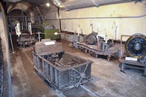 Ligne Maginot - SIMSERHOF - (Ouvrage d'artillerie) - Wagonnet frein servant à freiner les convois en cas de rupture d'attelage sur le plan incliné
