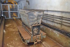 Ligne Maginot - SIMSERHOF - (Ouvrage d'artillerie) - Wagonnet type Nord-Est 'B' avec benne