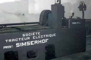 Ligne Maginot - SIMSERHOF - (Ouvrage d'artillerie) - Locotracteur Schneider-Westinghouse