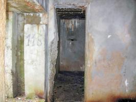 Ligne Maginot - HOLZSCHLAG 3 - (Blockhaus pour canon) - L'accès à la chambre de tir mitrailleuse