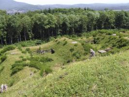 Ligne Maginot - FORT DE GIROMAGNY - (Position d'artillerie préparée) - Les plateformes d'artillerie