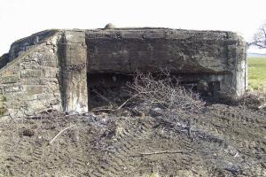 Ligne Maginot - LEKERSCH - (Blockhaus pour arme infanterie) - La façade de tir vers l'ouest
