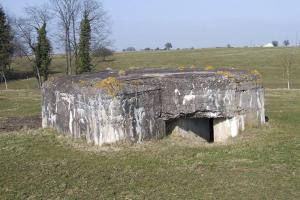 Ligne Maginot - LEKERSCH - (Blockhaus pour arme infanterie) - La façade arrière et l'entrée