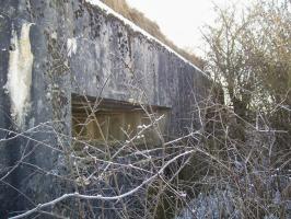 Ligne Maginot - MISSLINGEN 1 - (Blockhaus pour canon) - Façade avant