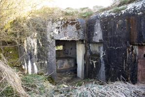 Ligne Maginot - MISSLINGEN 1 - (Blockhaus pour canon) - La façade arrière