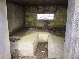 Ligne Maginot - MISSLINGEN 3 - (Blockhaus pour canon) - Chambre de tir pour canon antichar