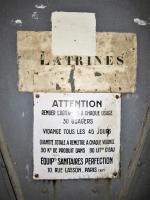 Ligne Maginot - SAINT GOBAIN - (Ouvrage d'infanterie) - Bloc 2
Etage inférieur
Latrines