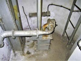 Ligne Maginot - SAINT GOBAIN - (Ouvrage d'infanterie) - Bloc 4
Ventilateur et récupérateur des douilles de la cloche GFM