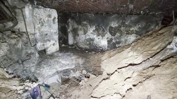 Ligne Maginot - BREMMELBACH NORD - C6 - (Casemate d'infanterie - double) - Etage supérieur de la casemate Nord remblayé