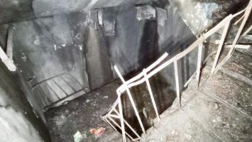 Ligne Maginot - BREMMELBACH NORD - C6 - (Casemate d'infanterie - double) - Cage d'escalier de la casemate Nord