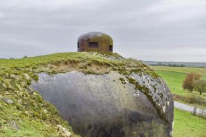 Ligne Maginot - SEELBERG OUEST - (Casemate d'infanterie) - Cloche GFM avec un créneau décalé