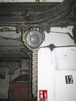 Ligne Maginot - FOUR A CHAUX - FAC - (Ouvrage d'artillerie) - Bloc 2
Etage intermédiaire de la tourelle de 75
Monorail Tourtellier et palan pour la manutention des caissons à munitions