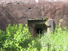 Ligne Maginot - HASPELSCHIEDT 1 (AVANT POSTE) - (Blockhaus pour arme infanterie) - Créneau FM
