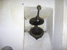 Ligne Maginot - HASPELSCHIEDT 3 (AVANT POSTE) - (Blockhaus pour arme infanterie) - Goulotte lance grenade utilisée dans les blockhaus de construction MOM. Ce dispositif simple est obturé par un couvercle verrouillable