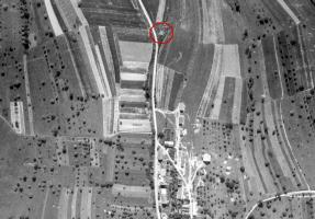 Ligne Maginot - LOUTZVILLER - (Poste GRM - Maison Forte) - Photo aérienne 1946