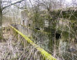 Ligne Maginot - LEGERET - M1BIS - (Blockhaus pour arme infanterie) - Vue coté avant du blockhaus