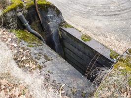Ligne Maginot - OTTERBIEL - (Ouvrage d'artillerie) - La sortie des gaz d'échappement de l'usine et de l'air vicié sur l'entrée mixte
