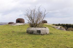 Ligne Maginot - HAUT POIRIER - (Ouvrage d'infanterie) - Bloc 3 
Les cloches avec une cloche factice en béton au premier plan