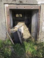 Ligne Maginot - B396 - RODIGNIES OUEST - (Blockhaus pour canon) - Entrée du blockhaus.
