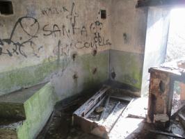 Ligne Maginot - B396 - RODIGNIES OUEST - (Blockhaus pour canon) - Intérieur du blockhaus.