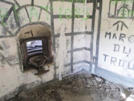 Ligne Maginot - A26 - CHATEAU L'ABBAYE - (Casemate d'infanterie - double) - Intérieur du blockhaus.