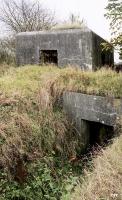 Ligne Maginot - B386 - L'ALOUETTE - (Abri actif) - Le bloc actif et l'entrée droite de l'abri