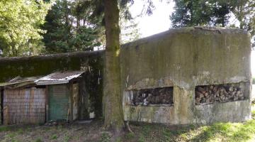 Ligne Maginot - A65 - LES TOURELLES SUD - (Blockhaus lourd type STG / STG-FCR - Double) - Orillon observatoire avec ses deux créneaux